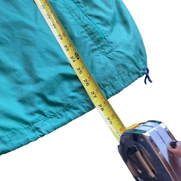 Vintage cheetah sport Aqua￼ windbreaker jacket size large - Picture 6 of 8